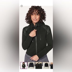 Women's Black cropped jacket Hoodie
Lululemon zipper 6